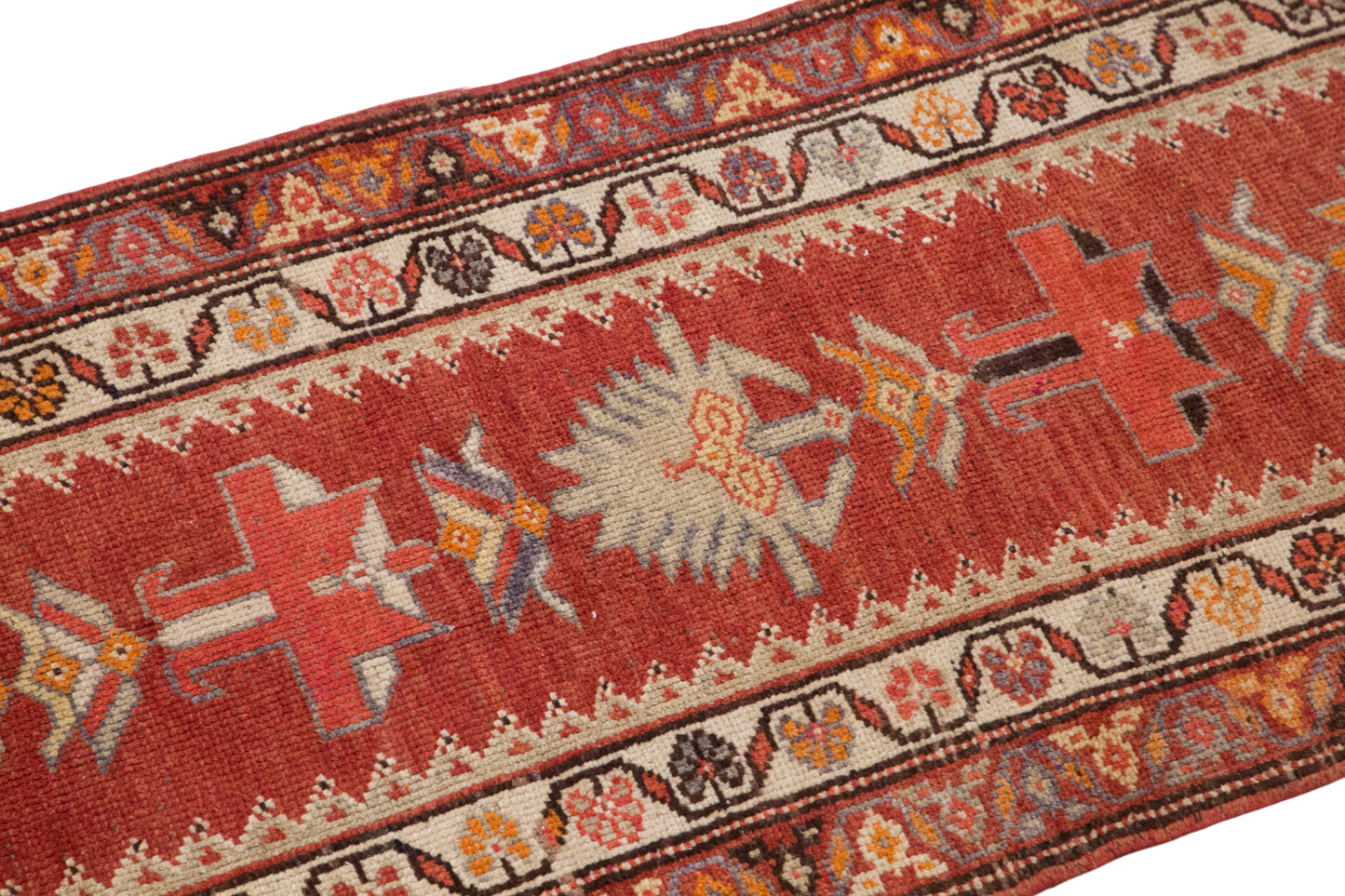 Kurdish Herki Runner 87x385 cm / 2.9x12.6 ft