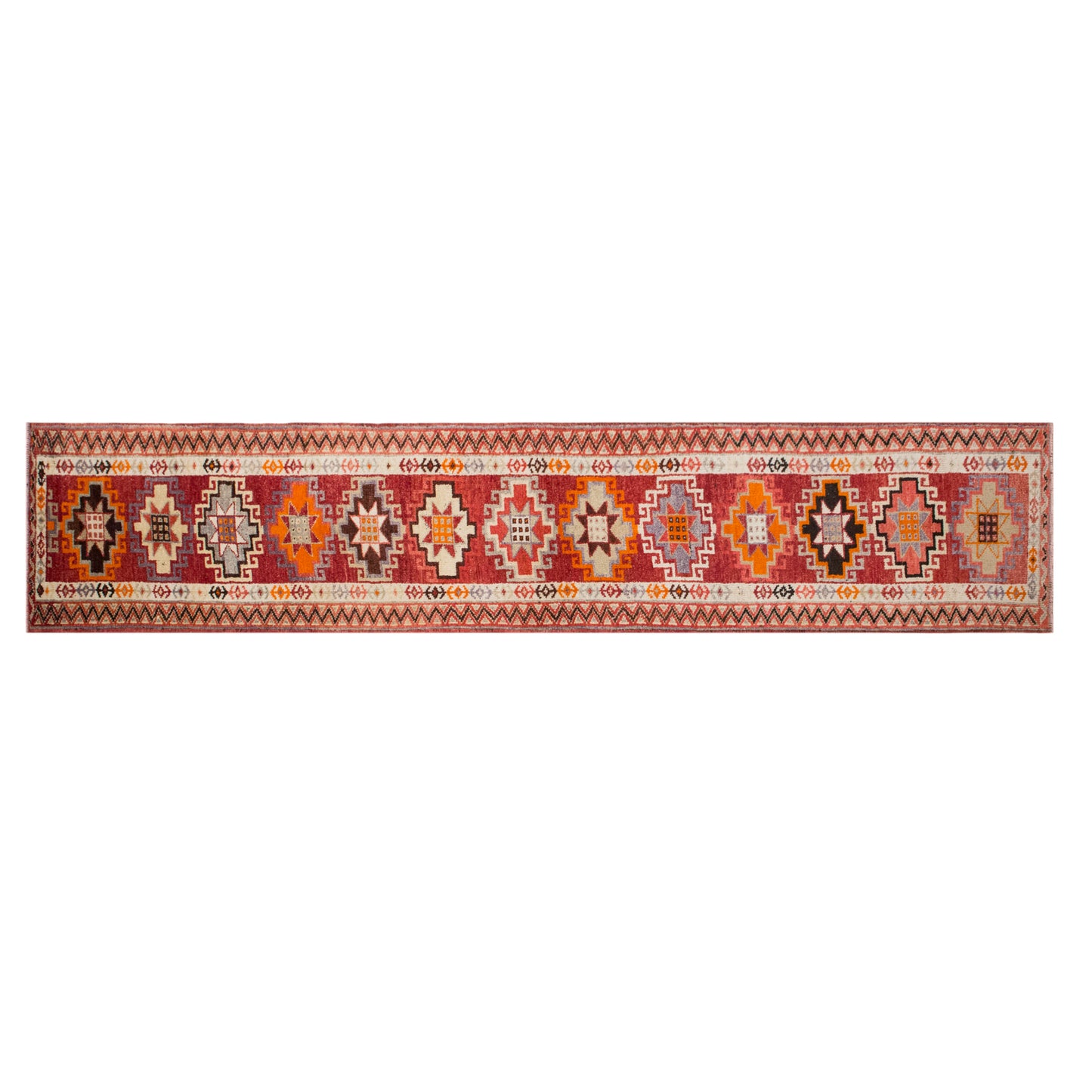 Kurdish Herki Runner 90x420 cm (3x13.8 ft)