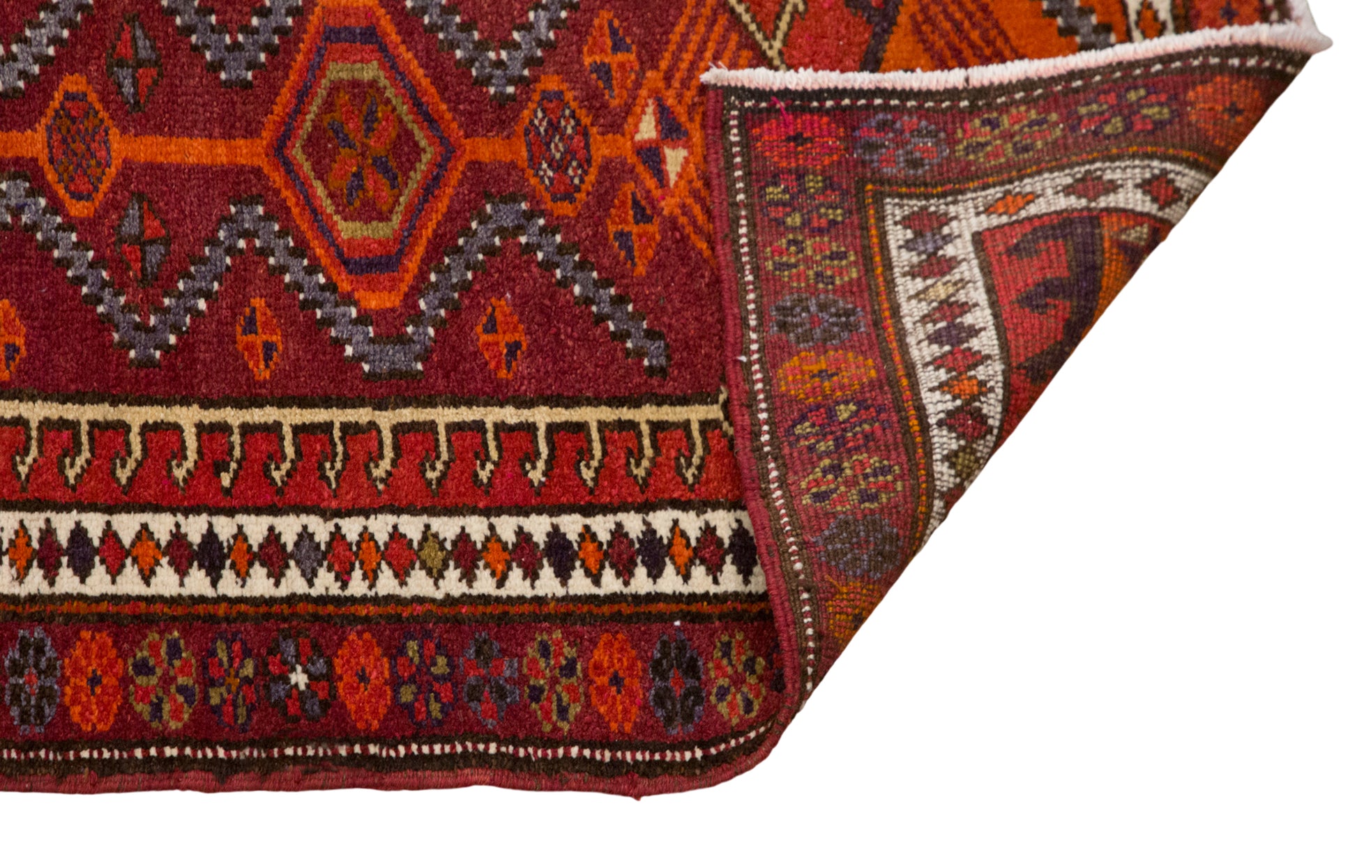Kurdish Herki Runner 95x385 cm (3.1x12.6 ft)