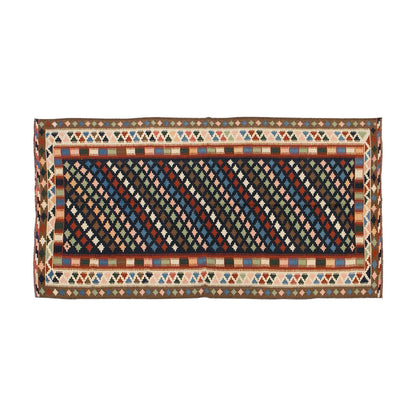 Kurdish Kilim, 137 x 285 cm / 4'6 x9'4 feet