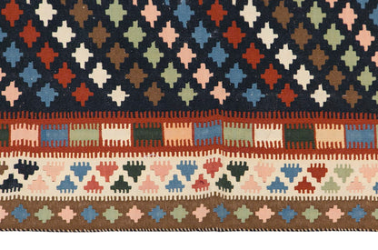 Kurdish Kilim, 137 x 285 cm / 4'6 x9'4 feet