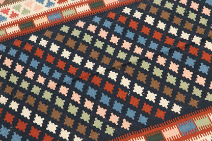 Kurdish Kilim, 137 x 285 cm / 4'6 x9'4 feet