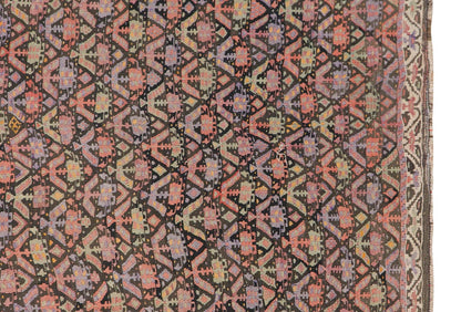 Kurdish Kilim from East Part of Turkey, 143 x 407 cm / 4'8 x 13'4