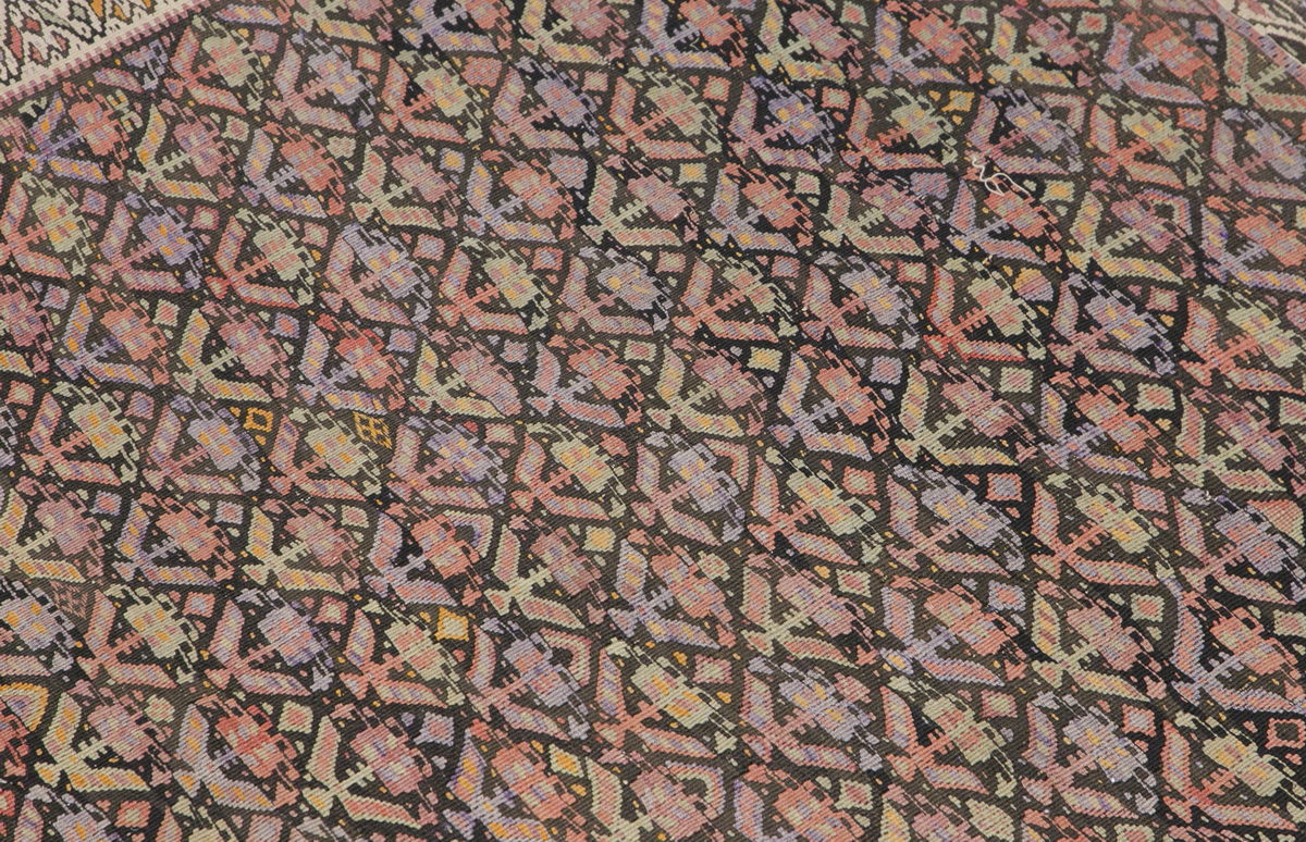 Kurdish Kilim from East Part of Turkey, 143 x 407 cm / 4'8 x 13'4