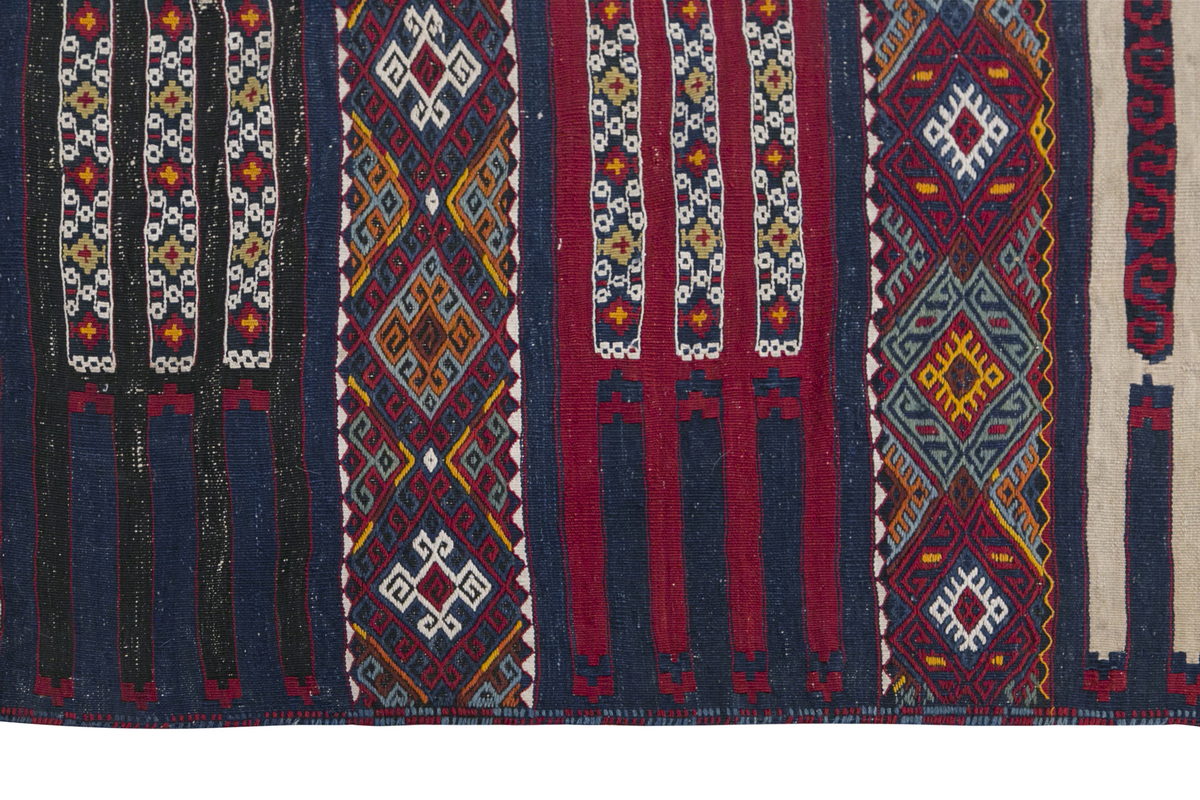 Kurdish Malatya Adıyaman Kilim, 168 x 340 cm / 5'6 x 11'2 feet