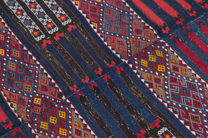 Kurdish Malatya Adıyaman Kilim, 168 x 340 cm / 5'6 x 11'2 feet