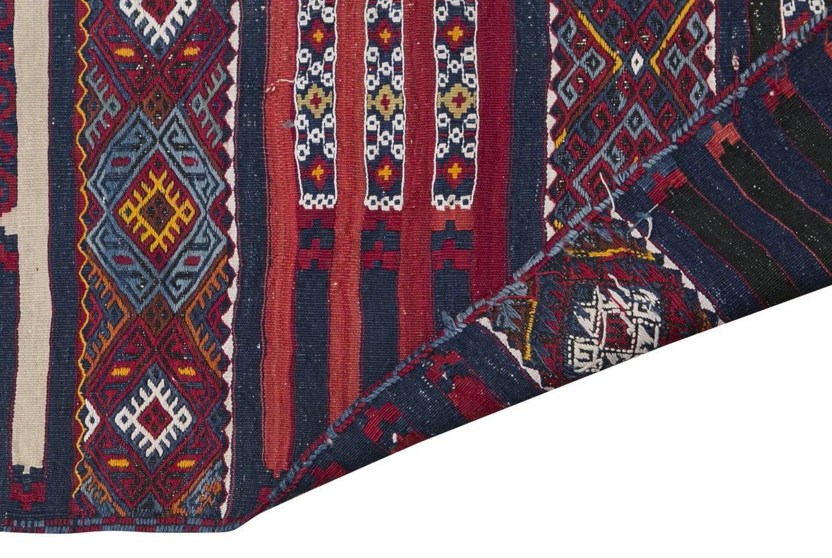 Kurdish Malatya Adıyaman Kilim, 168 x 340 cm / 5'6 x 11'2 feet