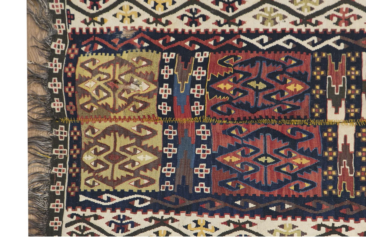 Kurdish Malatya Kilim, 145 x 335 cm / 4'9 x 11 feet