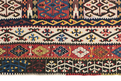 Kurdish Malatya Kilim, 145 x 335 cm / 4'9 x 11 feet