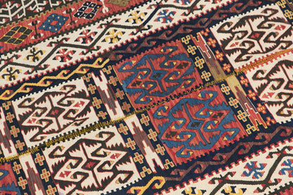 Kurdish Malatya Kilim, 145 x 335 cm / 4'9 x 11 feet