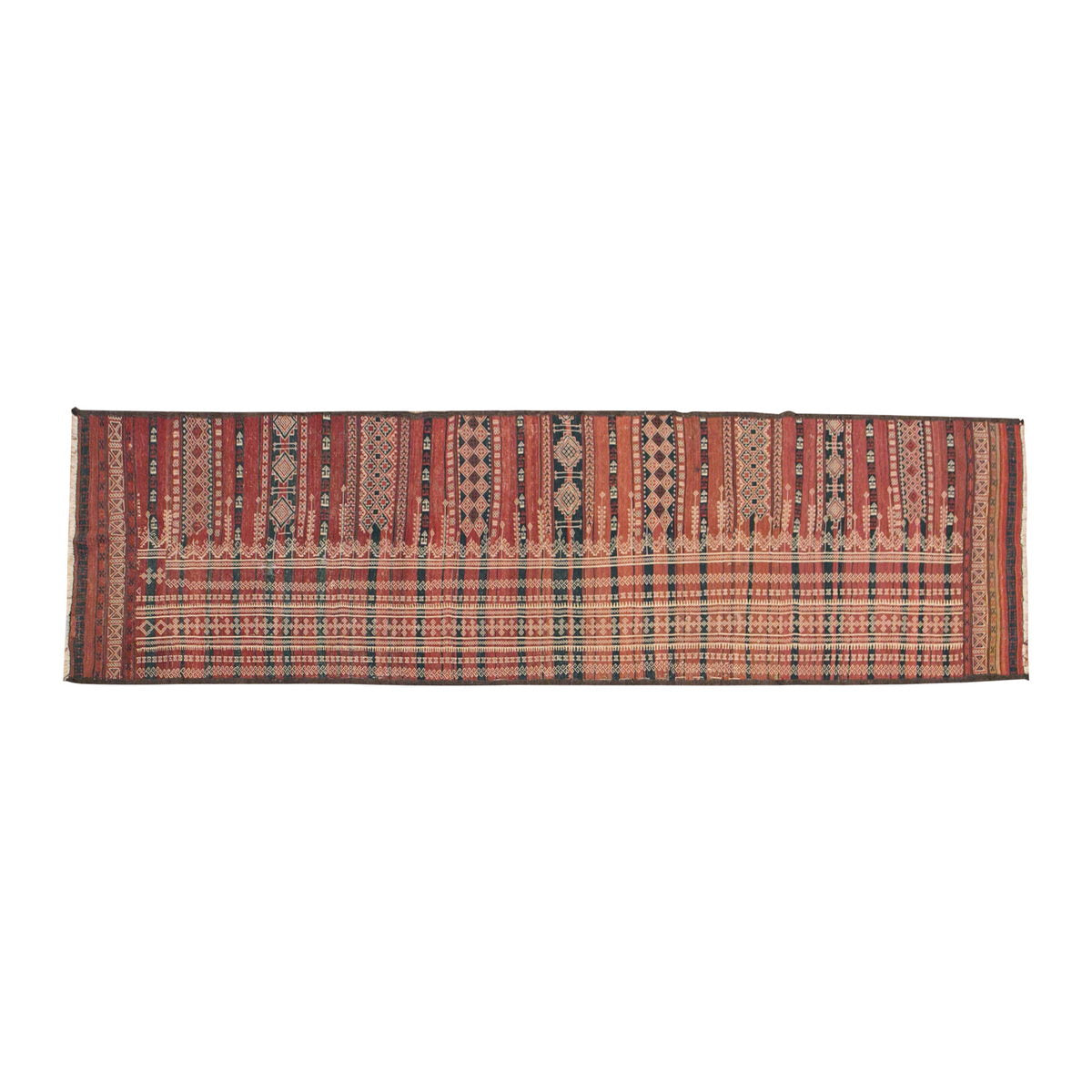 Kurdish Original Runner Kilim, 85 x 337 cm / 2'9 x 11 feet