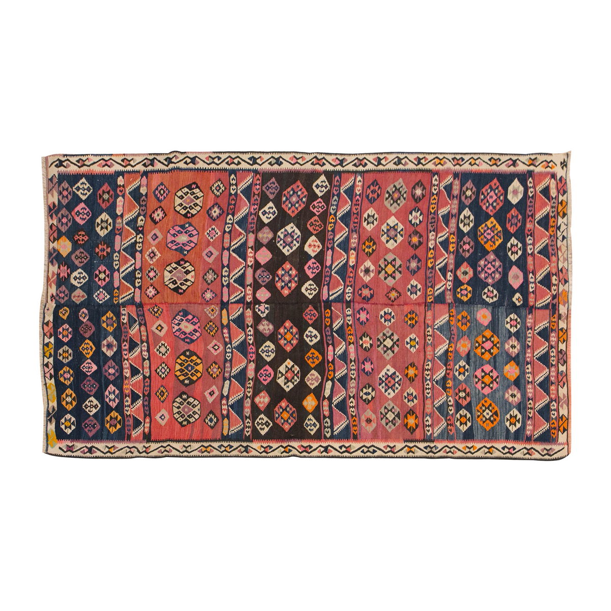 Lake Van Jirki Tribe Kilim, 150 x 265 cm / 5 x 8'8 feet