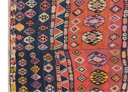 Lake Van Jirki Tribe Kilim, 150 x 265 cm / 5 x 8'8 feet