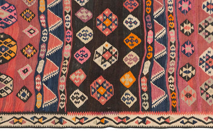 Lake Van Jirki Tribe Kilim, 150 x 265 cm / 5 x 8'8 feet