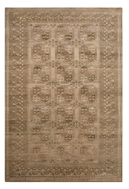 Large Hand-Spun Wool Oushak Rug  – 245x360 cm / 8x11.8 ft