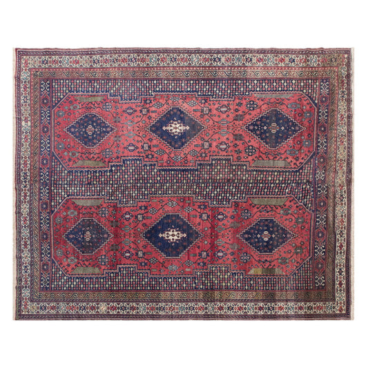 Large Hand-Spun Wool Oushak Rug  – 265x340 cm / 8.7x11.2 ft