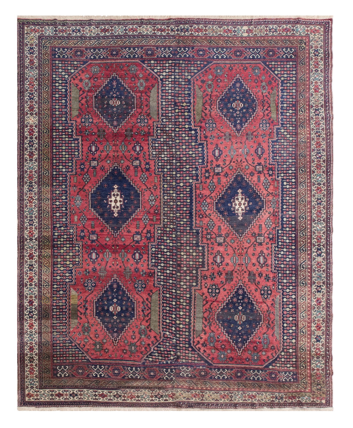 Large Hand-Spun Wool Oushak Rug  – 265x340 cm / 8.7x11.2 ft