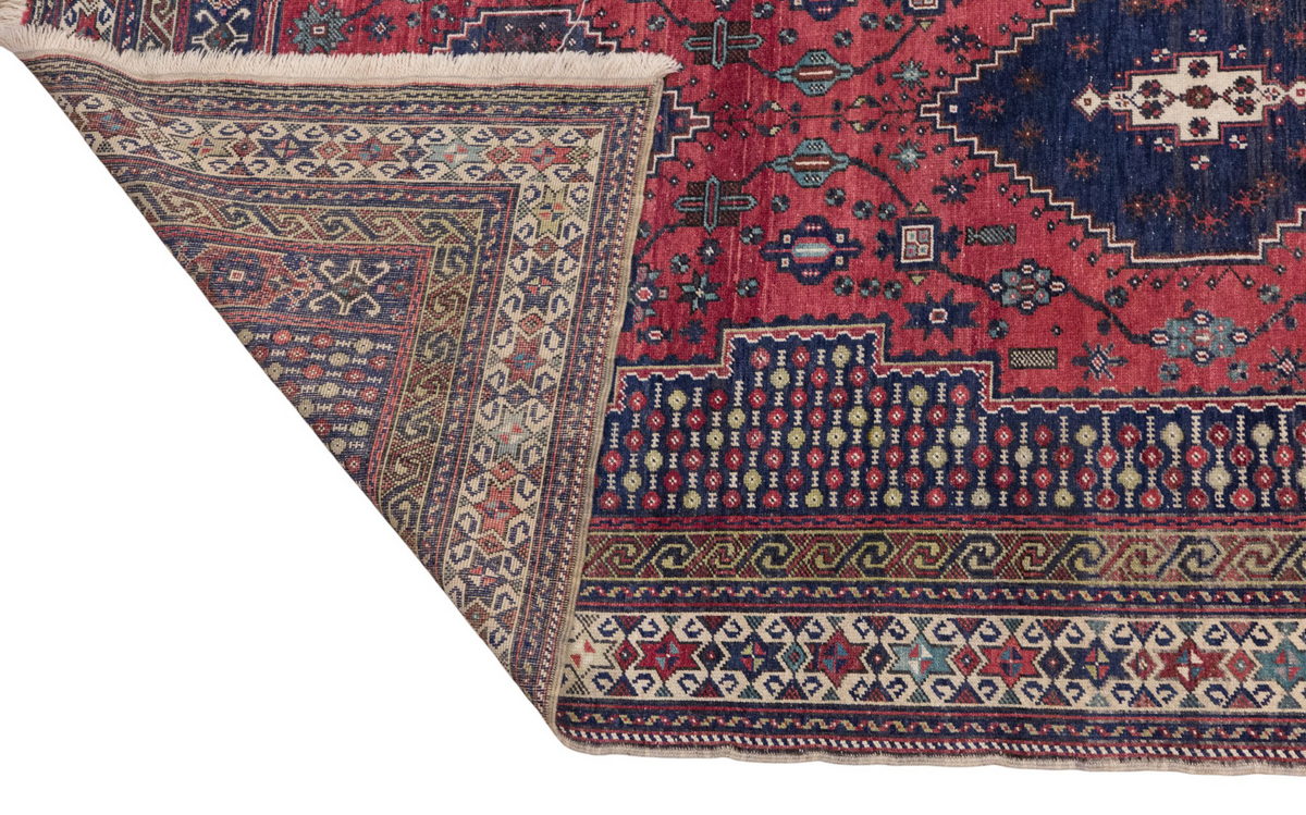 Large Hand-Spun Wool Oushak Rug  – 265x340 cm / 8.7x11.2 ft