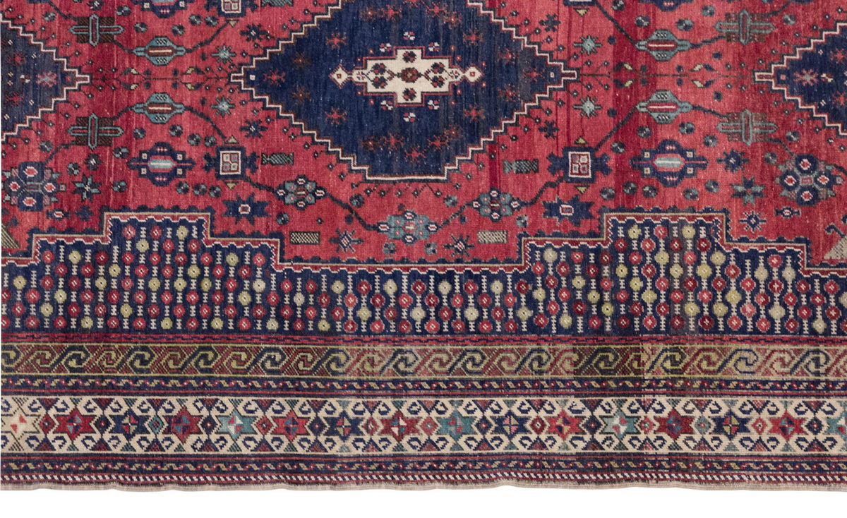 Large Hand-Spun Wool Oushak Rug  – 265x340 cm / 8.7x11.2 ft