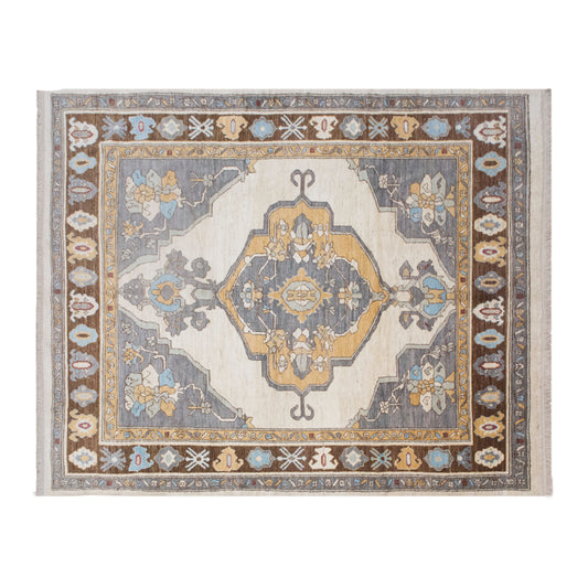 Large Antique Kars Wool Rug 9x12 ft | 297 x 372 cm