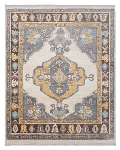 Large Antique Kars Wool Rug 9x12 ft | 297 x 372 cm