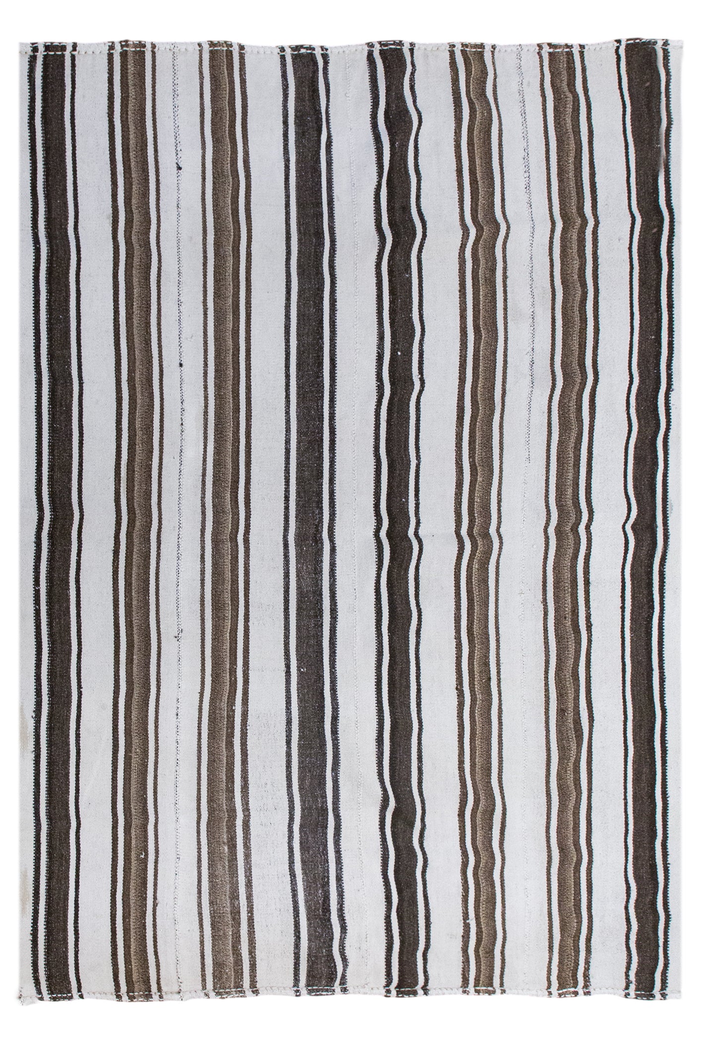 Large Minimalist Vintage Turkish Kilim Rug 168x240 cm (5.5x7.9 ft)