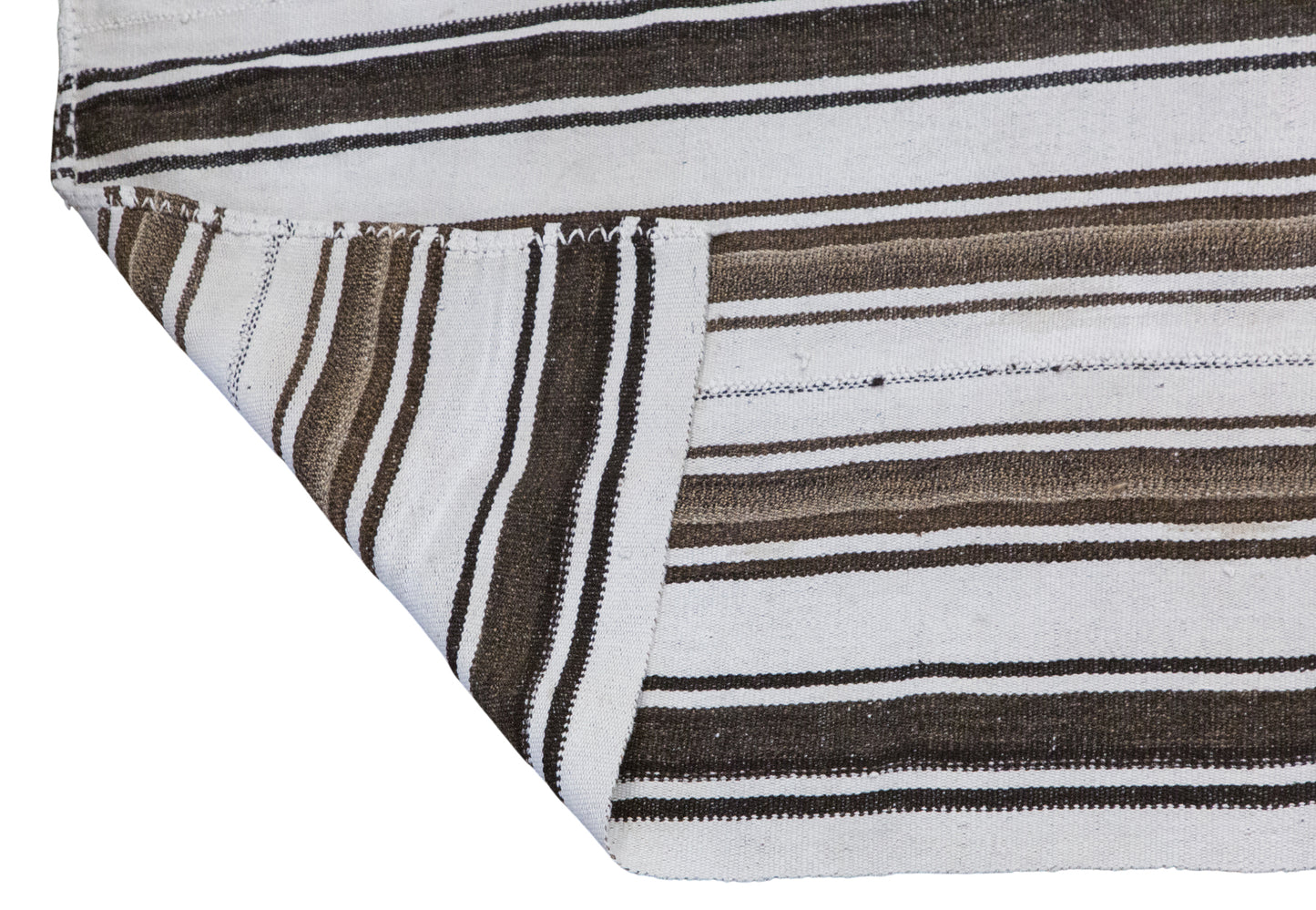 Large Minimalist Vintage Turkish Kilim Rug 168x240 cm (5.5x7.9 ft)