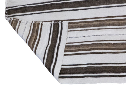 Large Minimalist Vintage Turkish Kilim Rug 168x240 cm (5.5x7.9 ft)
