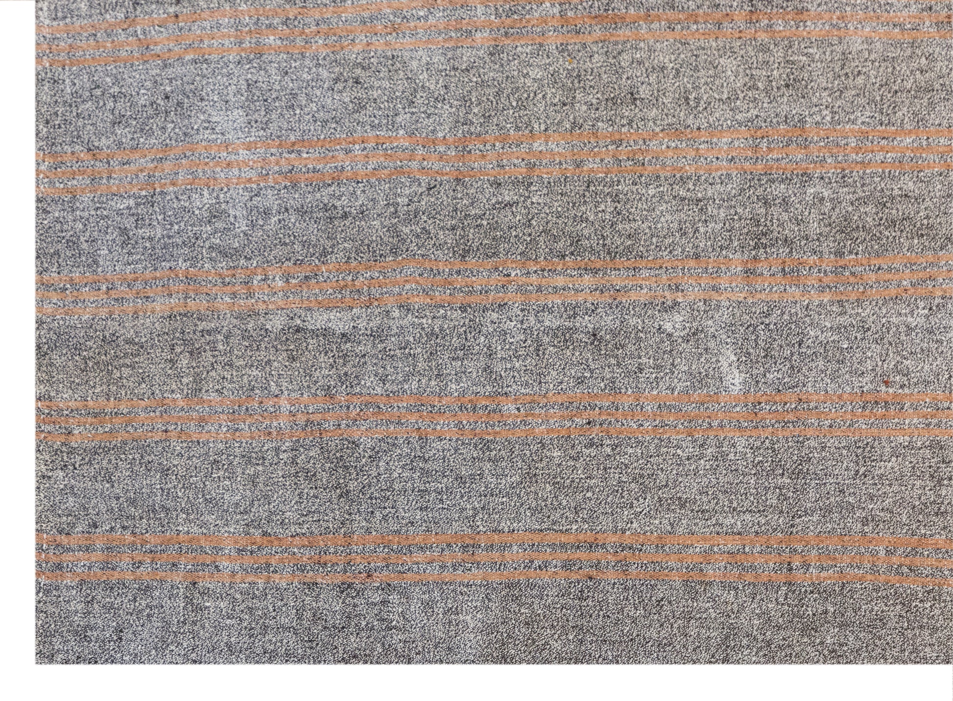 Large Minimalist Vintage Turkish Kilim Rug 230x290 cm (7.5x9.5 ft)