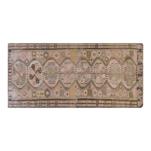 Large Vintage Turkish Kars Kilim – 150 x 360 cm (4.9 x 11.8 ft)
