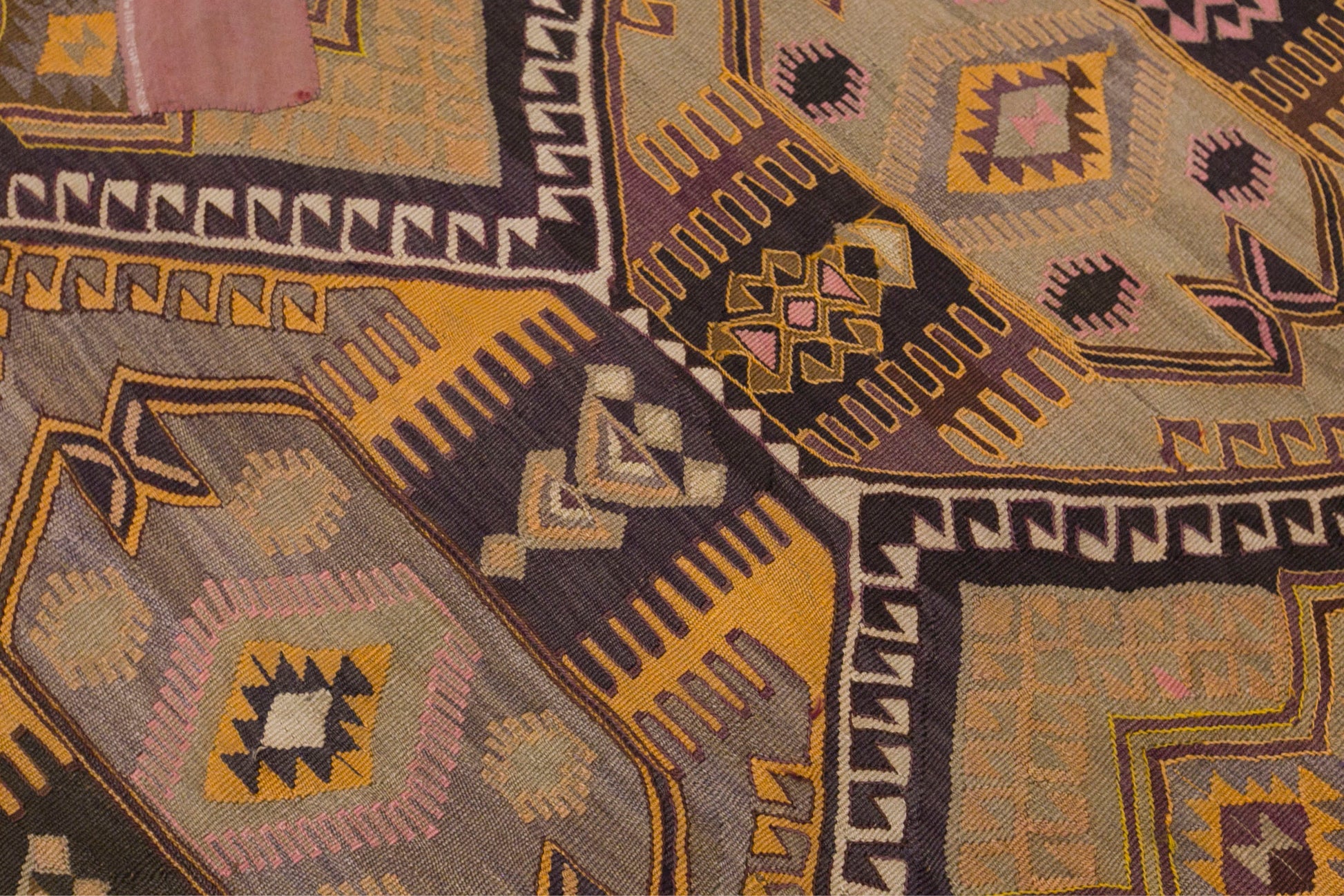 Large Vintage Turkish Kars Kilim – 170 x 395 cm (5.6 x 13 ft)