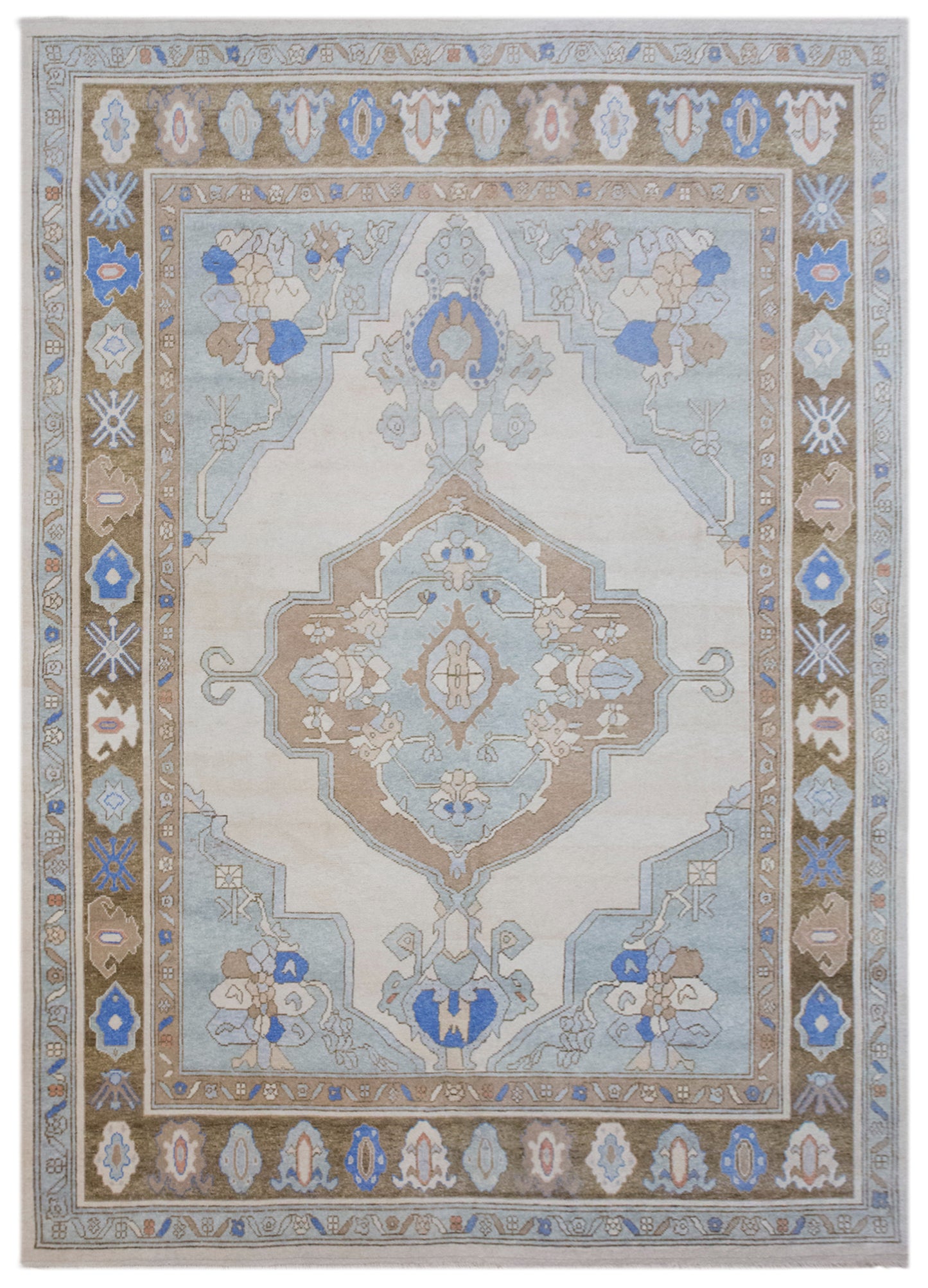 Large Vintage Turkish Kars Rug 300 x 425 cm | 9'10" x 13'11" ft