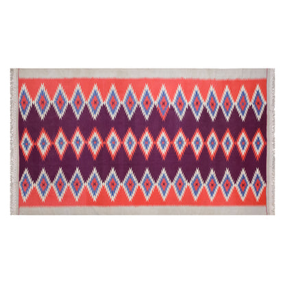 Large Vintage Turkish Kilim 275x490 cm (9.0x16.1 ft)