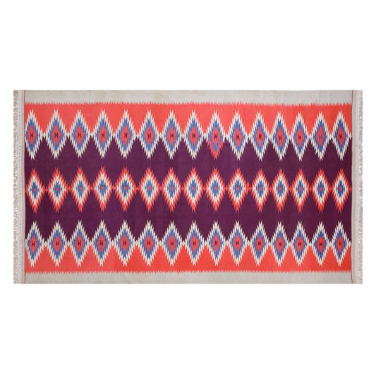 Large Vintage Turkish Kilim 275x490 cm (9.0x16.1 ft)