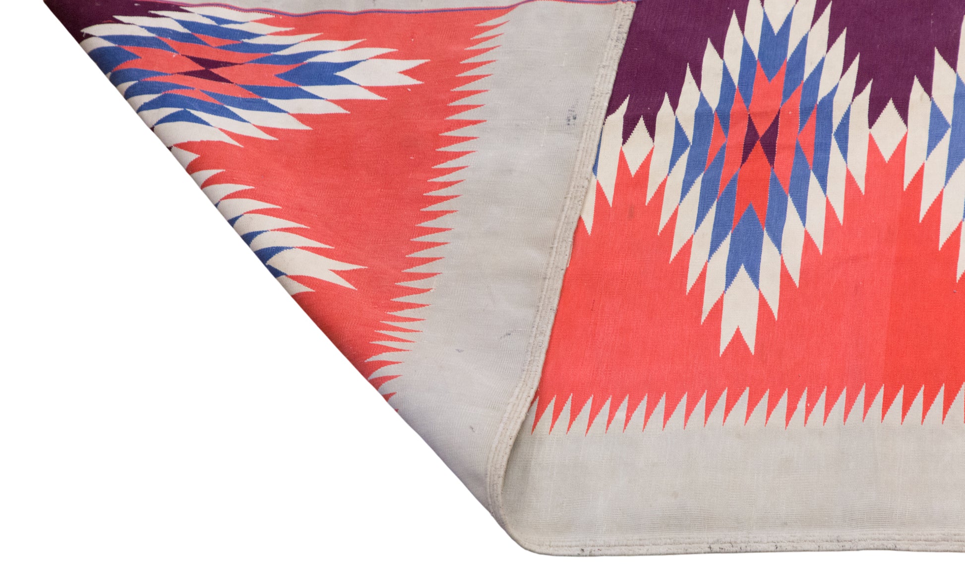 Large Vintage Turkish Kilim 275x490 cm (9.0x16.1 ft)