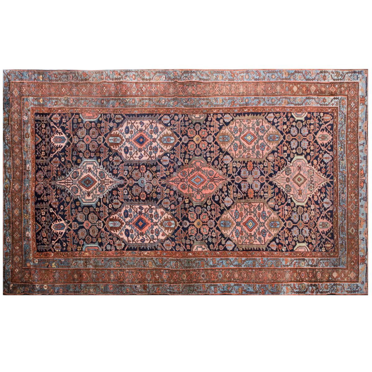 Large Vintage Turkish Oushak Rug - 204 x 355 cm / 6'8 x 11'6 feet