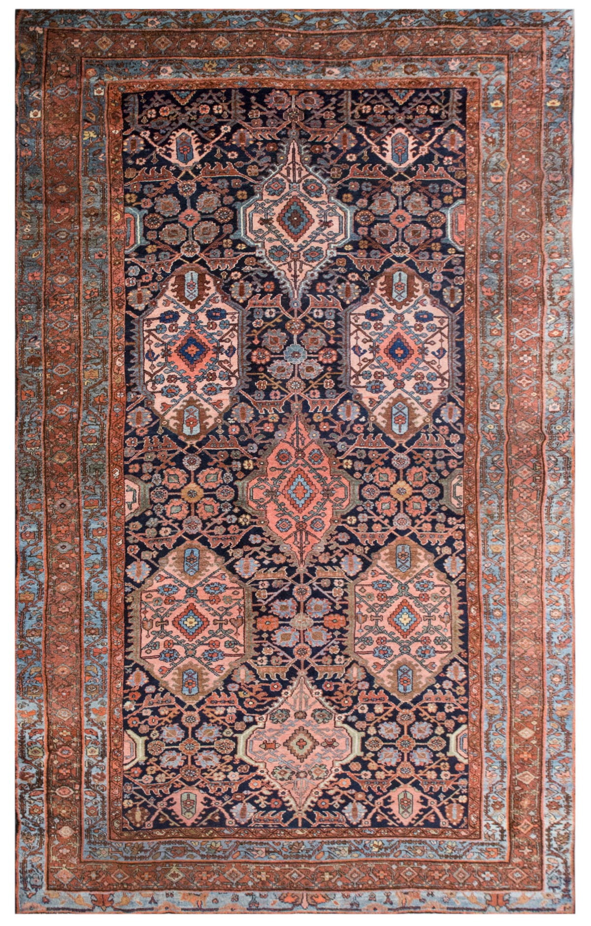 Large Vintage Turkish Oushak Rug - 204 x 355 cm / 6'8 x 11'6 feet