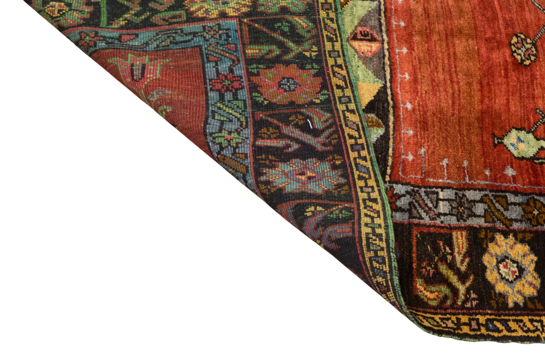 Large Vintage Turkish Wool Rug, 300 × 345 cm,  9.8 × 11.3 ft