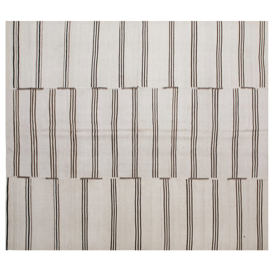Minimalist Bohemian Decorative Light Rug - 235 x 355 cm / 7.7 x 11.6 feet