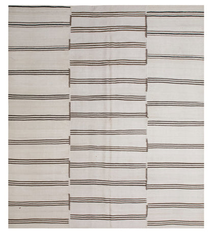 Minimalist Bohemian Decorative Light Rug - 235 x 355 cm / 7.7 x 11.6 feet