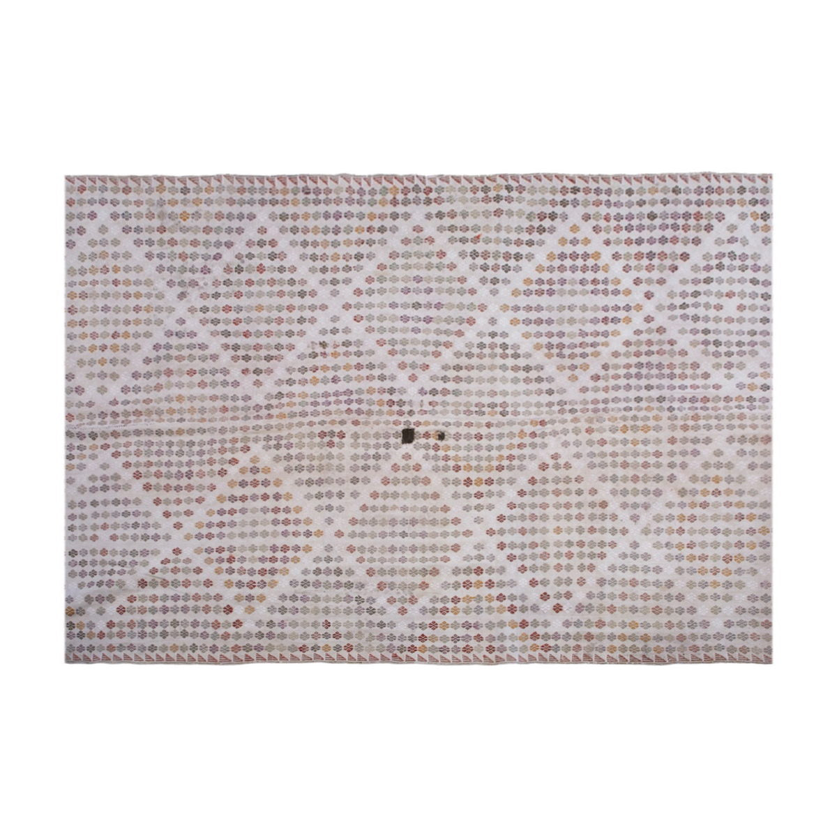 Minimalist Modern Kilim Rug, Striped Turkish Rug, 193x277 cm, 6'4x9'1 ft