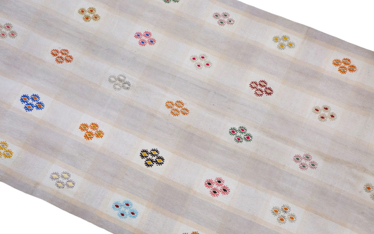 Minimalist Modern Kilim Rug 108x272 cm, 3'6" x 8'11"