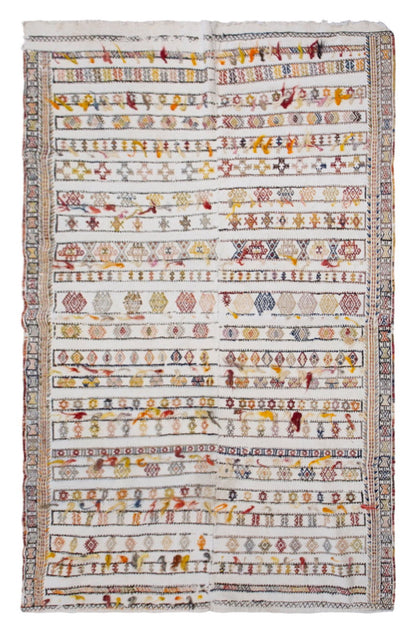 Minimalist Modern Kilim Rug 150x254 cm, 5'x8'4" ft