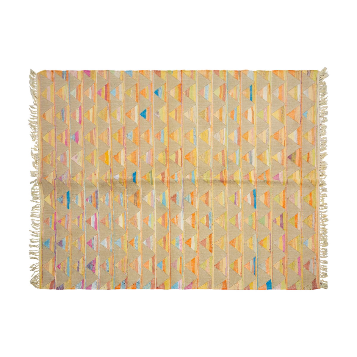 Minimalist Modern Kilim Rug 162x239 cm, 5'4" x 7'10"