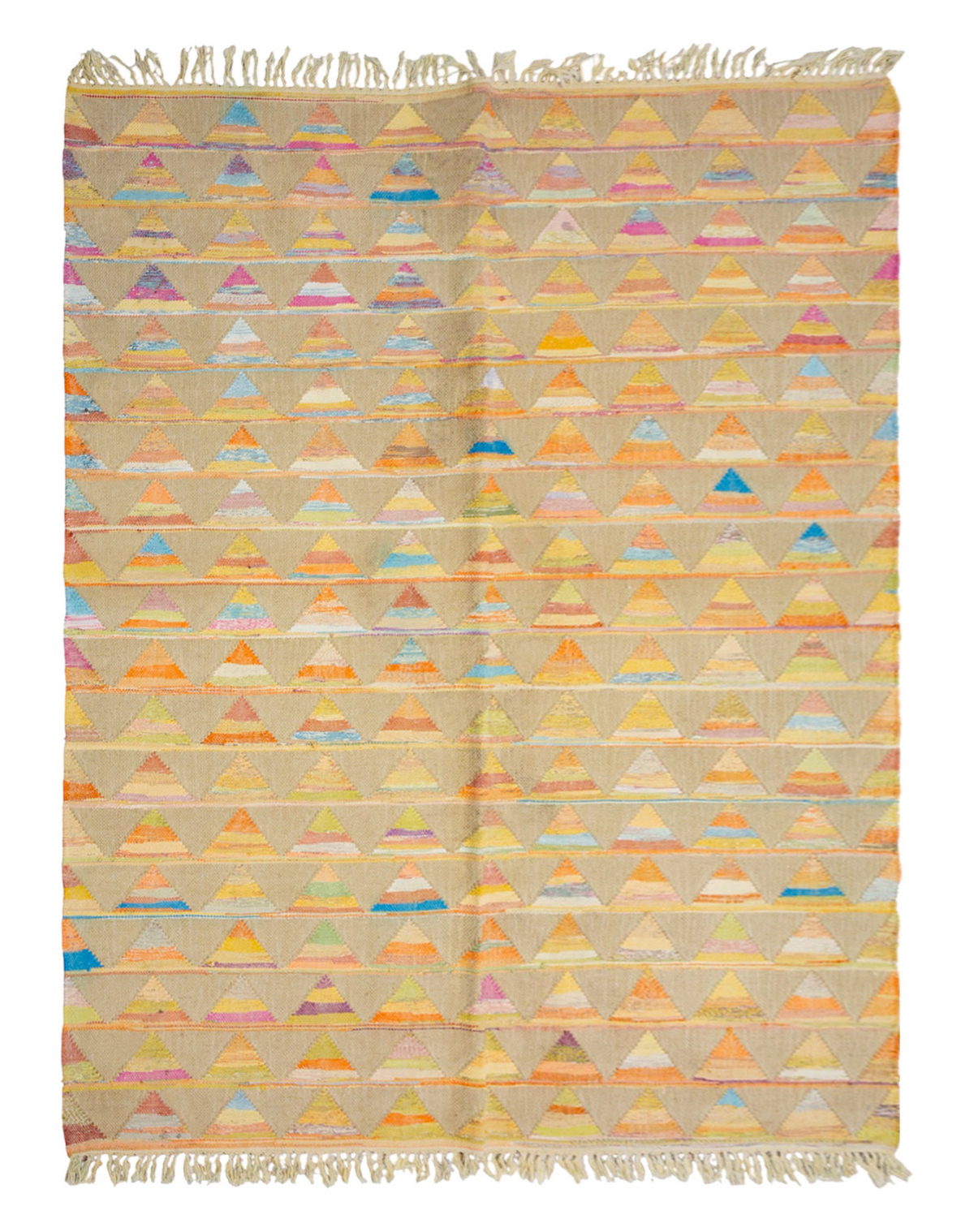Minimalist Modern Kilim Rug 162x239 cm, 5'4" x 7'10"