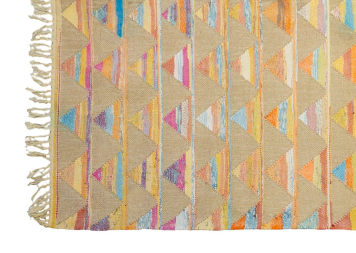 Minimalist Modern Kilim Rug 162x239 cm, 5'4" x 7'10"