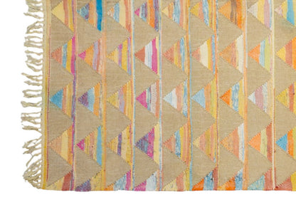 Minimalist Modern Kilim Rug 162x239 cm, 5'4" x 7'10"