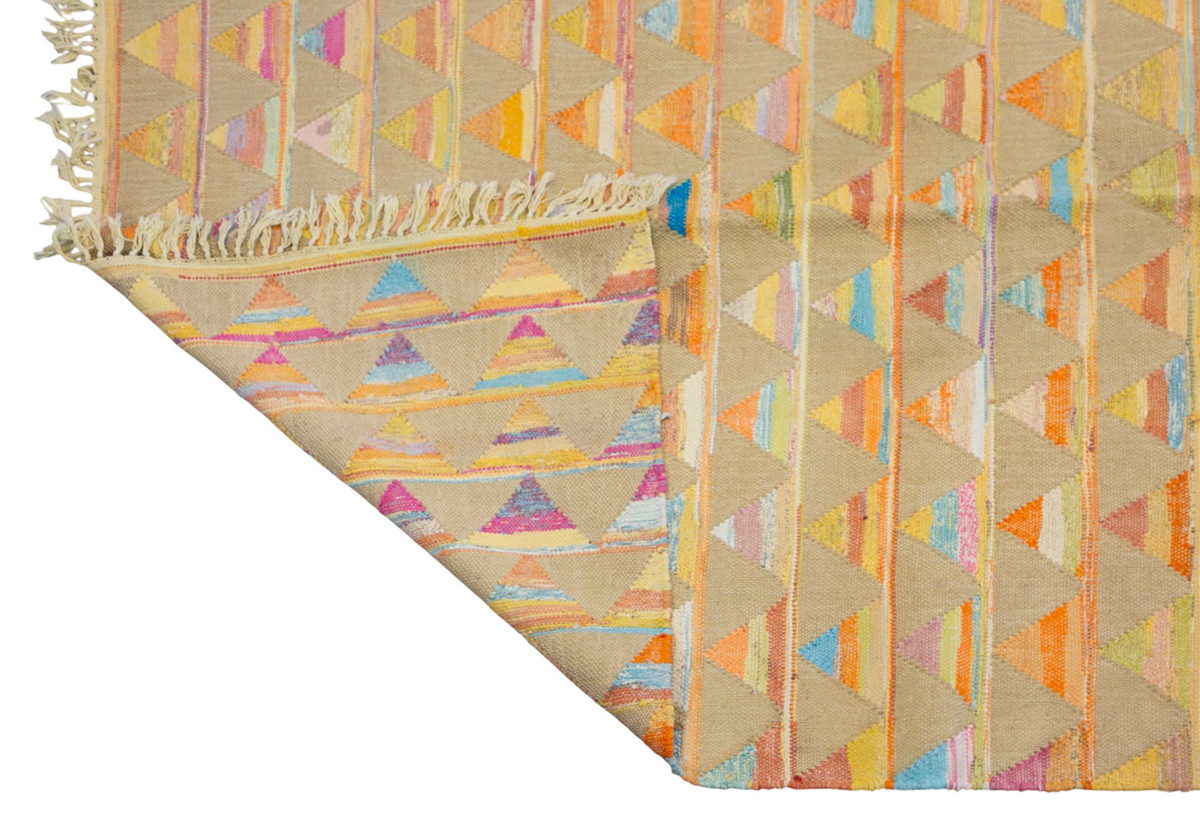 Minimalist Modern Kilim Rug 162x239 cm, 5'4" x 7'10"