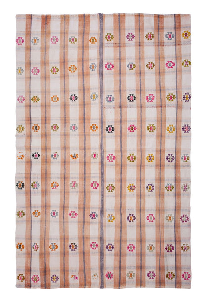 Minimalist Modern Kilim Rug 164x246 cm,  5'4" x 8'1"