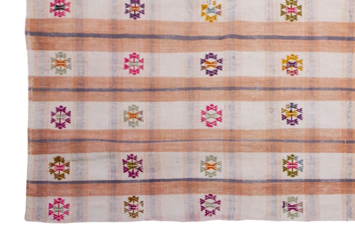 Minimalist Modern Kilim Rug 164x246 cm,  5'4" x 8'1"